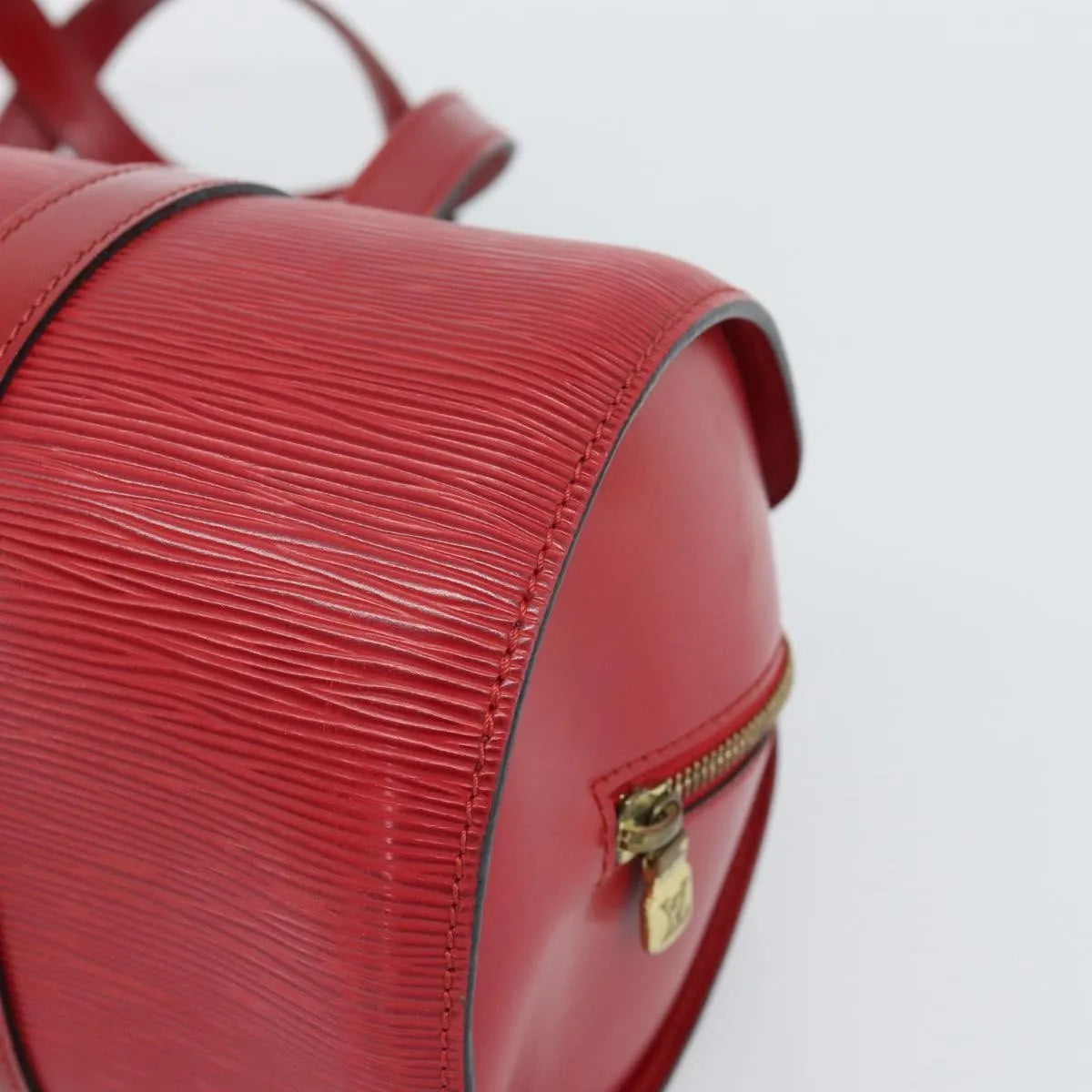 Louis Vuitton Soufflot Epi Leather, Red, Leather, Handbag
