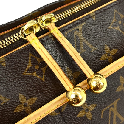 Louis Vuitton Popincourt Handle Monogram Canvas, Brown, Canvas, Shoulder Bag