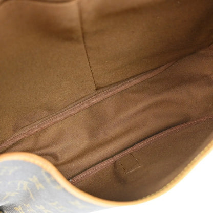 Louis Vuitton Saumur Monogram, Brown, Canvas, Shoulder Bag