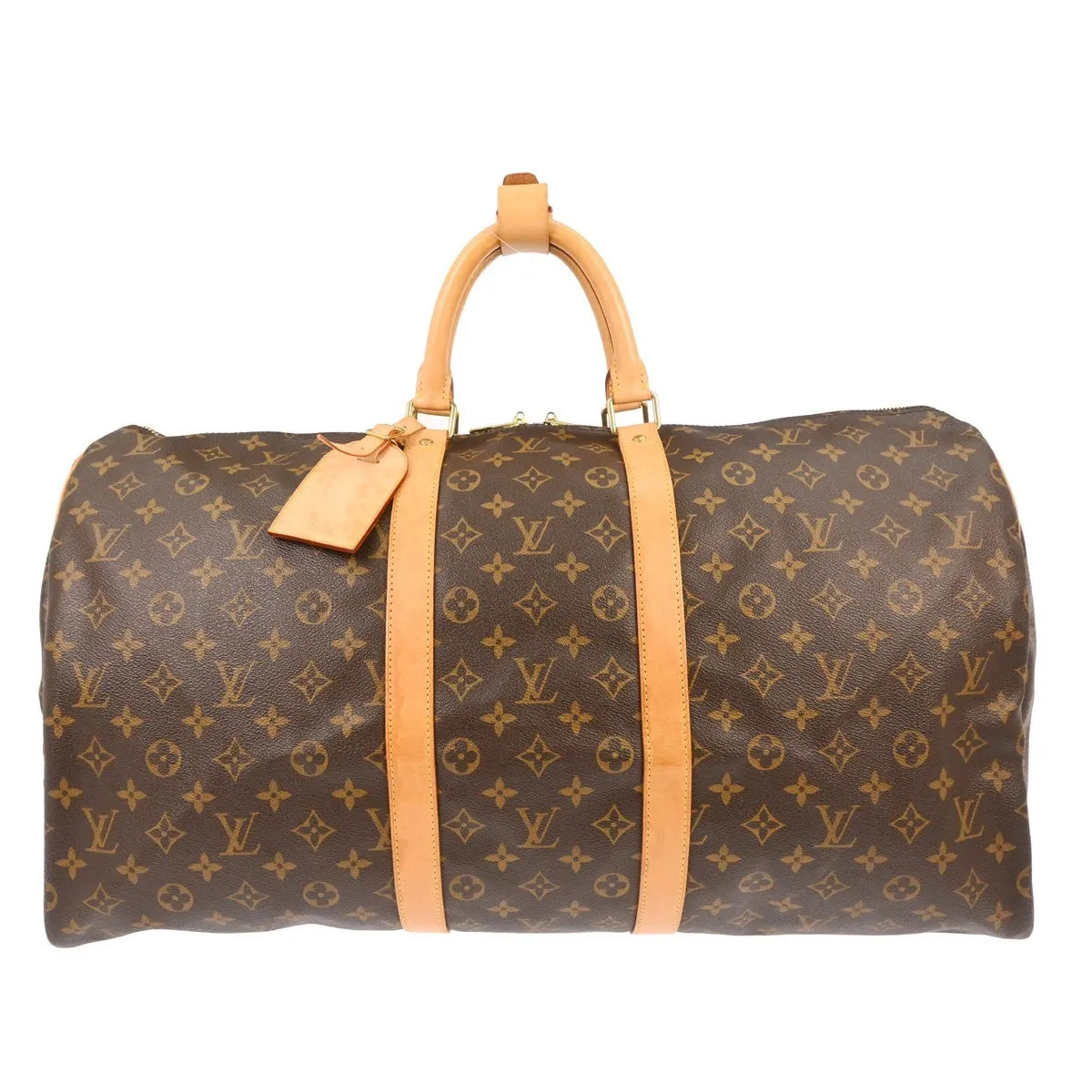Louis Vuitton Keepall Monogram Canvas, Brown, Canvas, Travel Bag