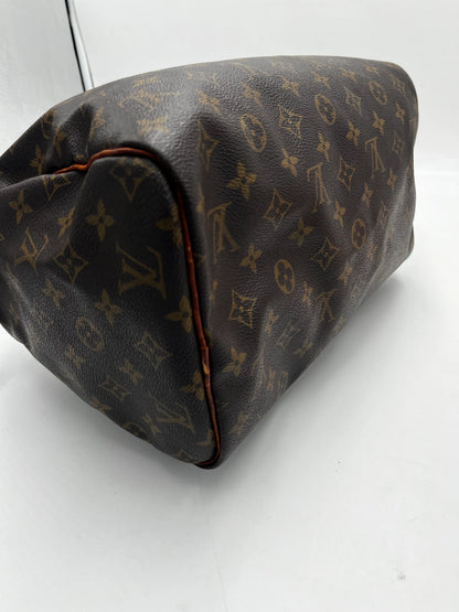 Louis Vuitton Speedy Monogram Canvas, Brown, Canvas, Handbag