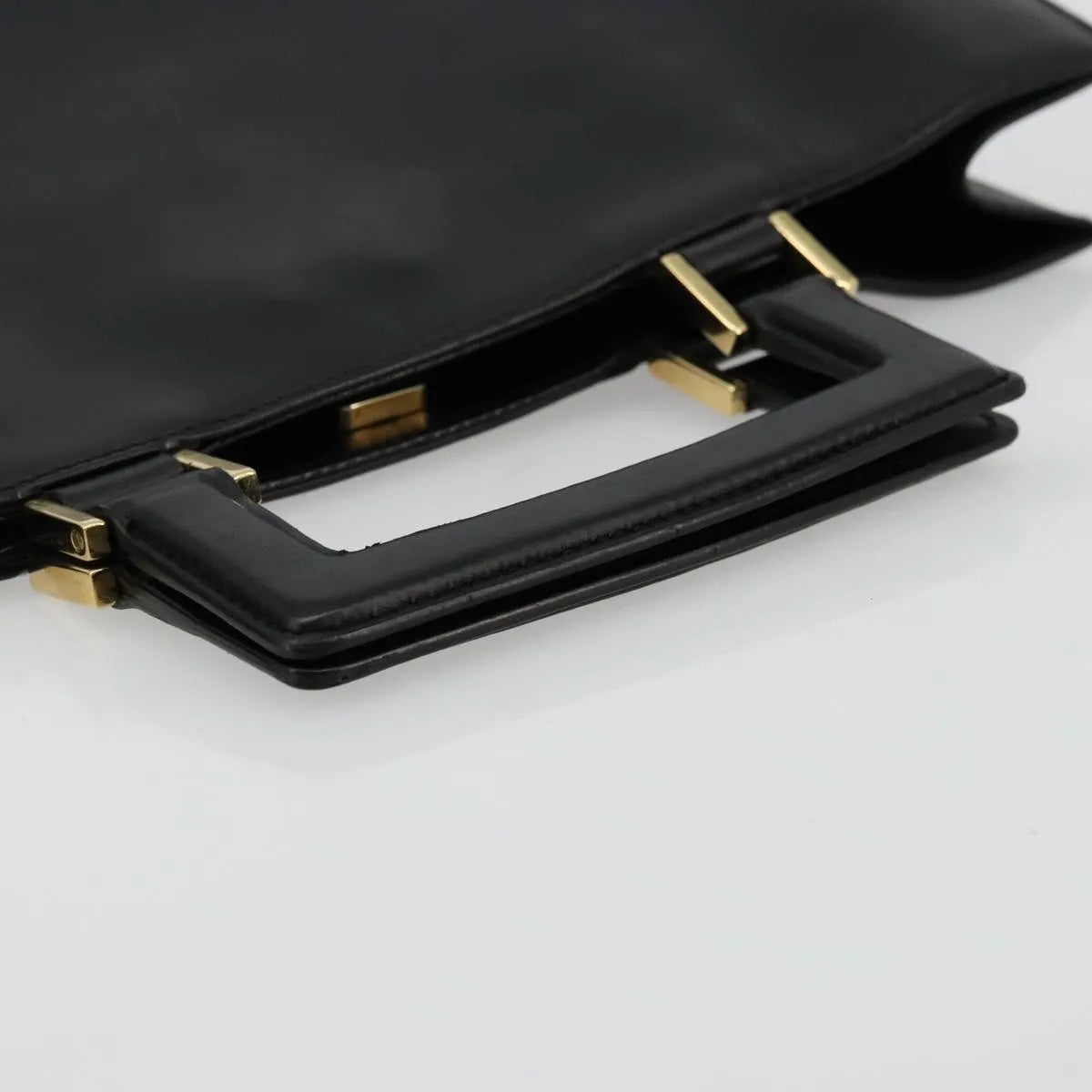 Gucci Vintage tote Leather, Black, Leather, Tote Bag
