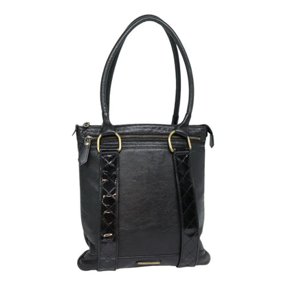 Burberry Vintage Leather, Black, Leather, Shoulder Bag