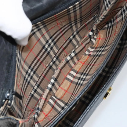 Burberry Vintage Leather, Black, Leather, Shoulder Bag