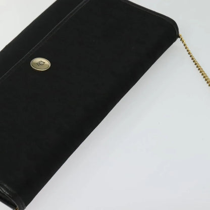 Christian Dior Vintage Trotter Canvas, Black, Canvas, Shoulder Bag