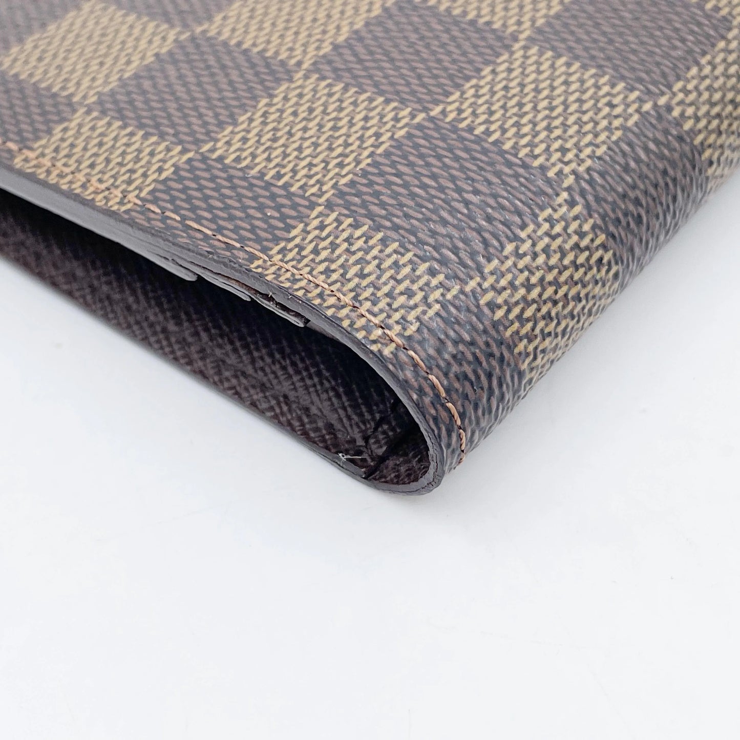 Louis Vuitton Bifold Damier, Brown, Canvas, Wallet