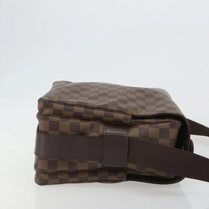 Louis Vuitton Naviglio Damier, Brown, Canvas, Shoulder Bag