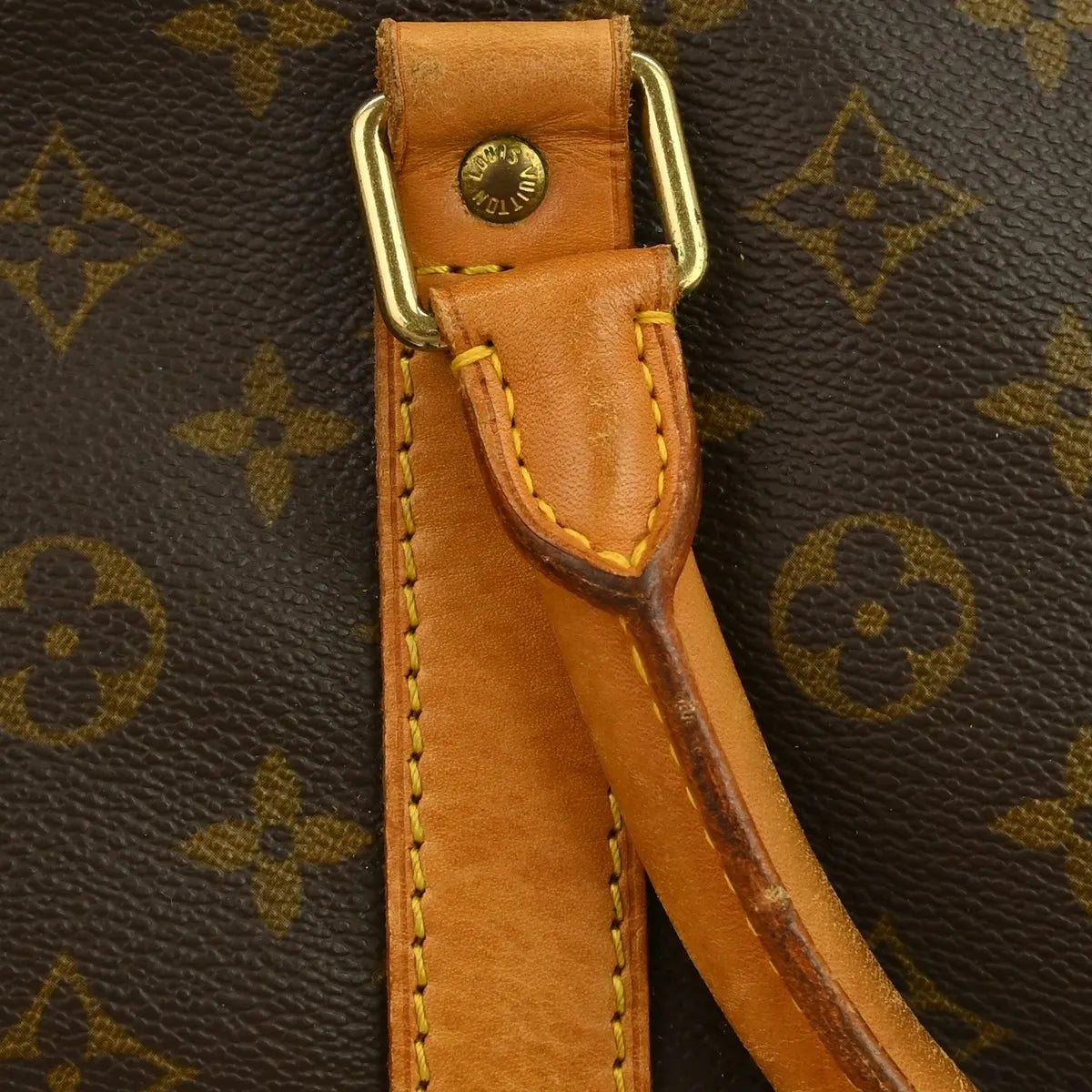 Louis Vuitton Keepall Monogram, Brown, Canvas, Travel Bag