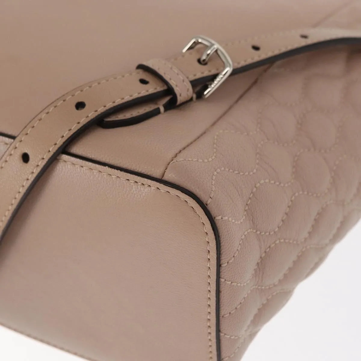 Bally Vintage Leather, Pink, Leather, Backpack