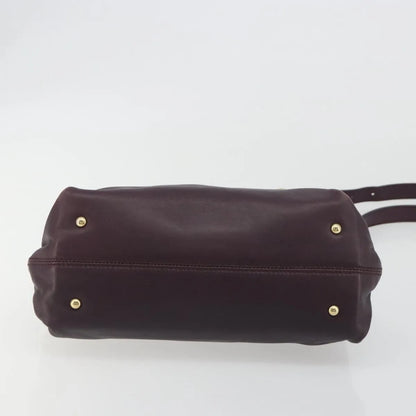 Salvatore Ferragamo Sofia Satchel Smooth Leather, Purple, Leather, Handbag