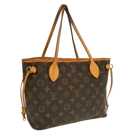 Louis Vuitton Neverfull Monogram, Brown, Canvas, Tote Bag