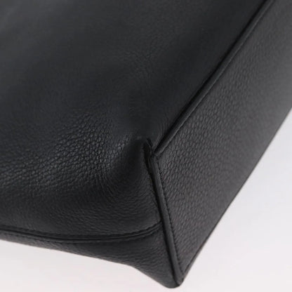 Valentino Garavani Rockstud Shopping Tote Leather, Black, Leather, Tote Bag
