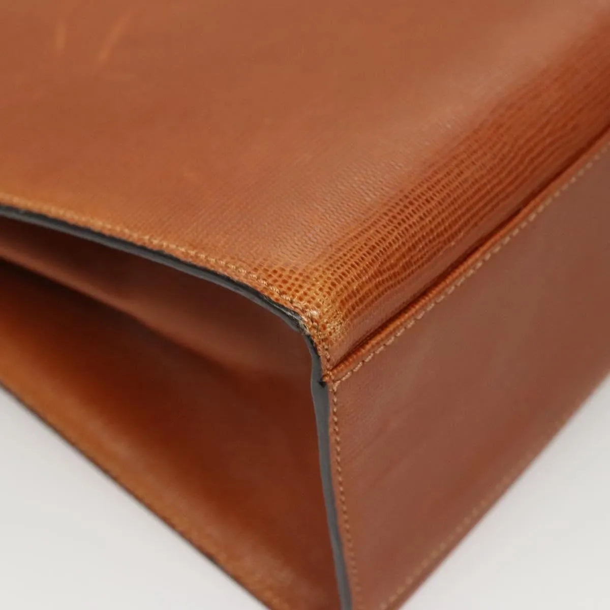 Celine vintage Leather, Brown, Leather, Handbag