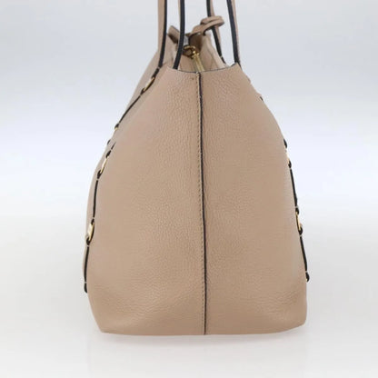Salvatore Ferragamo Vala tote Leather, Beige, Leather, Tote Bag