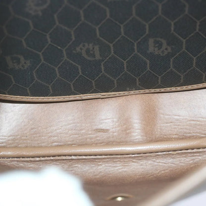 Christian Dior Vintage CD Flap Canvas, Black, Canvas, Shoulder Bag