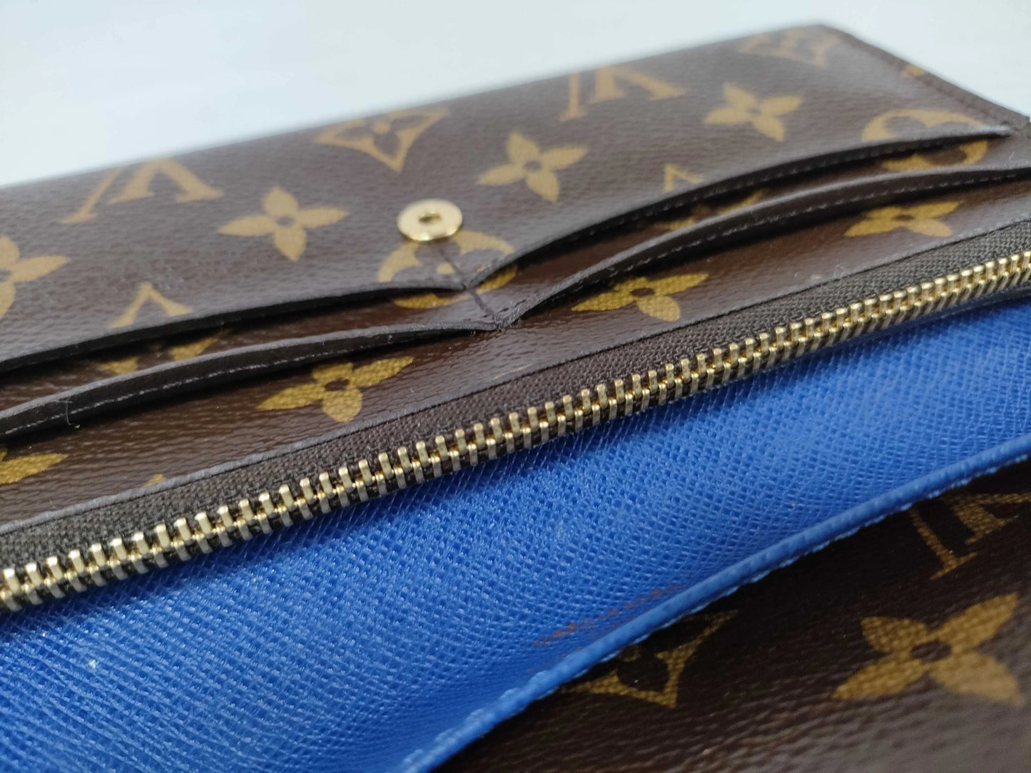 Louis Vuitton Emilie Monogram Canvas, Brown, Canvas, Wallet