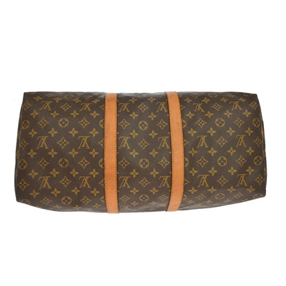 Louis Vuitton Keepall Monogram, Brown, Canvas, Travel Bag