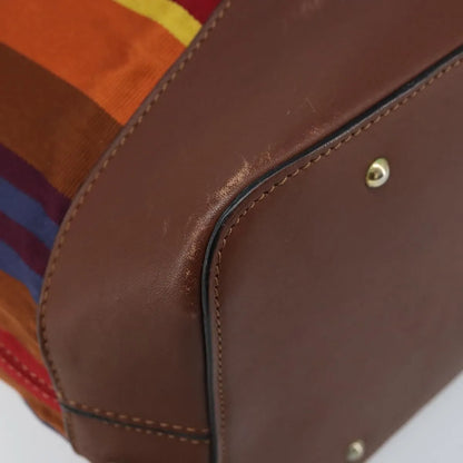 Celine Vintage Canvas, Multicolour, Canvas, Shoulder Bag