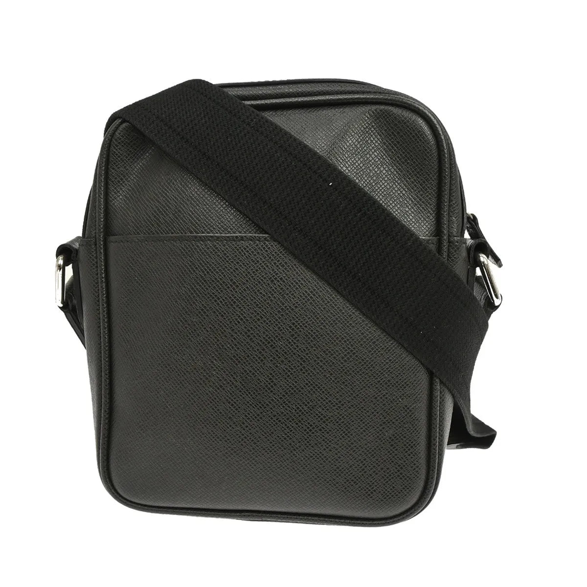 Louis Vuitton Dimitri Messenger Taiga Leather, Black, Leather, Shoulder Bag