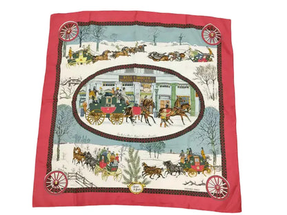 Hermes Carré 90 Silk multicolor, Multicolour, Silk, Scarf