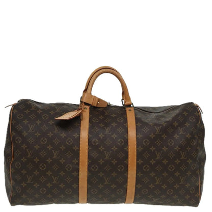 Louis Vuitton Keepall Monogram Canvas, Brown, Canvas, Travel Bag