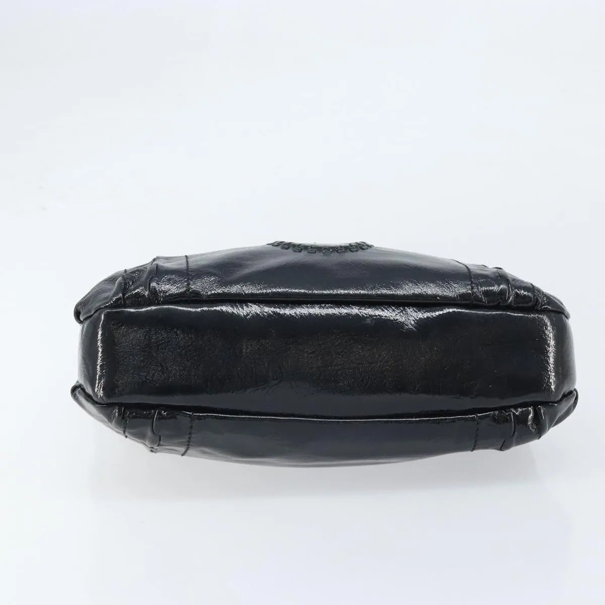 Salvatore Ferragamo Gancini Handle Tote Leather, Black, Leather, Handbag