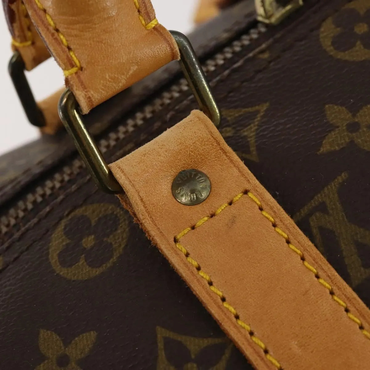 Louis Vuitton Keepall Monogram Canvas, Brown, Canvas, Travel Bag