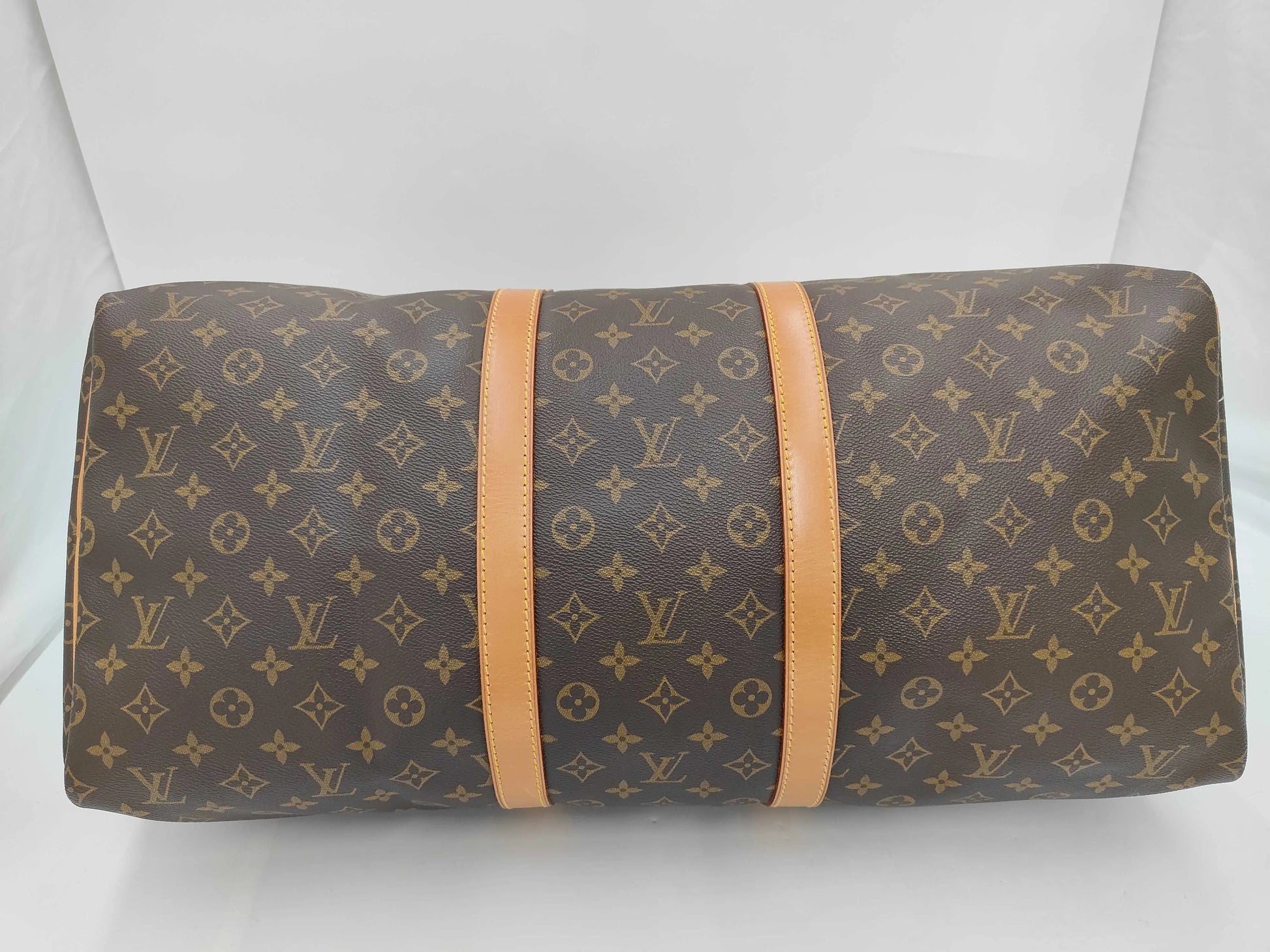Louis Vuitton Keepall Monogram Canvas, Brown, Canvas, Travel Bag