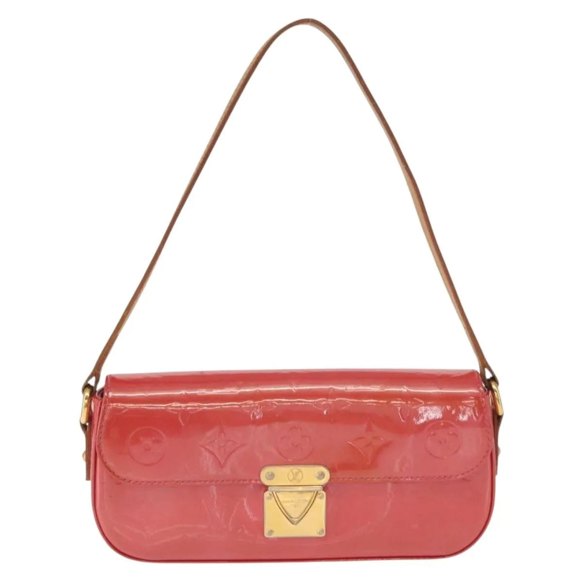 Louis Vuitton Malibu Street Monogram Vernis, Pink, Patent Leather, Handbag