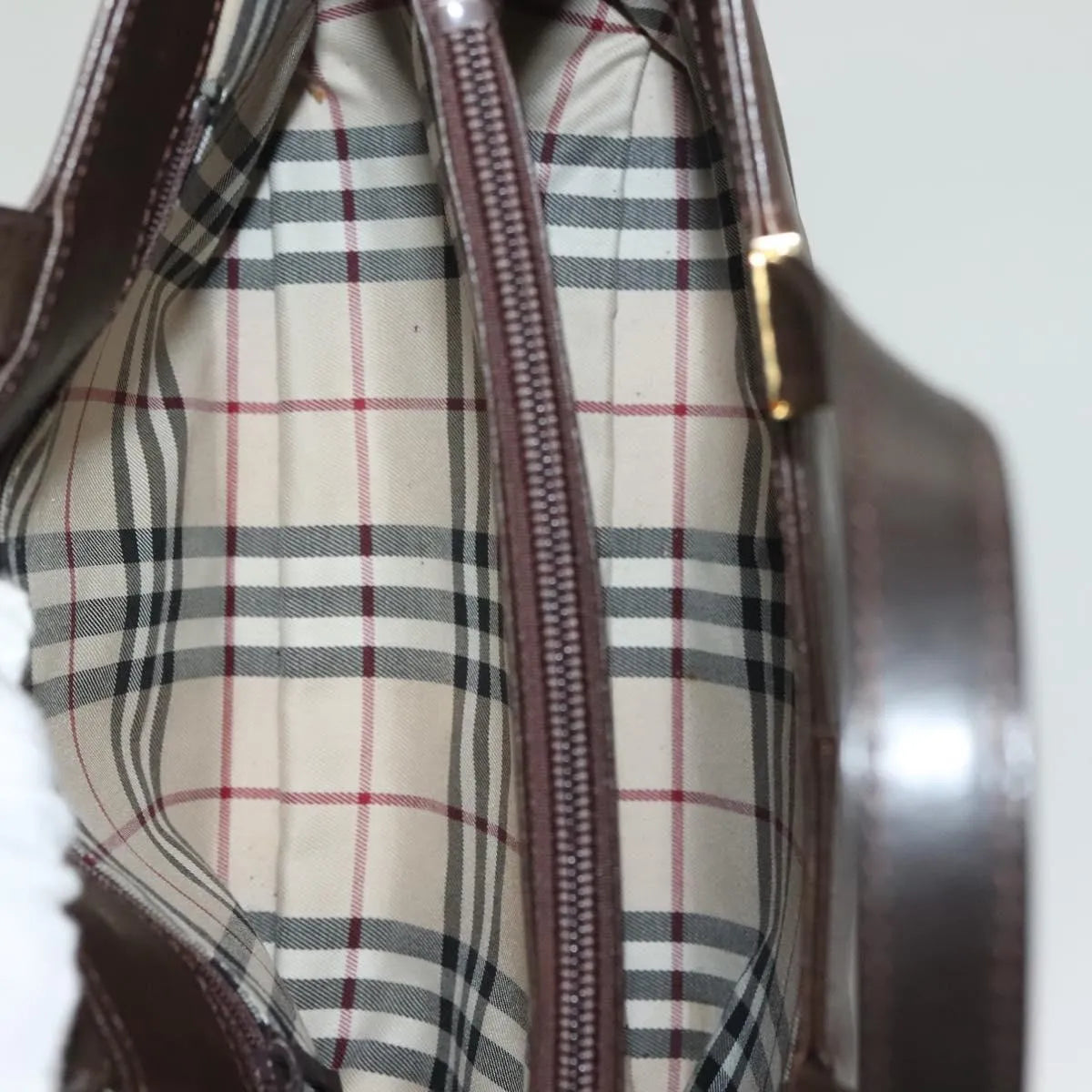 Burberry Vintage Leather, Brown, Leather, Handbag