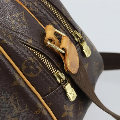 Louis Vuitton Reporter Monogram, Brown, Canvas, Shoulder Bag