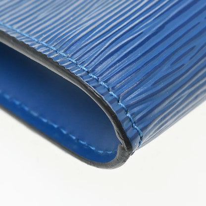 Louis Vuitton Pochette Accessoires Epi Leather, Blue, Leather, Clutch