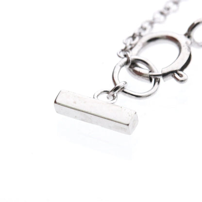 Tiffany & Co. T Smile Pendant 18K White Gold, Silver, White Gold, Necklace
