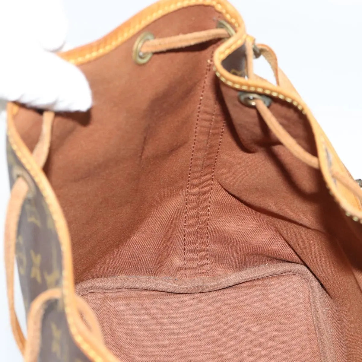 Louis Vuitton Petit Noe Monogram Canvas, Brown, Canvas, Shoulder Bag