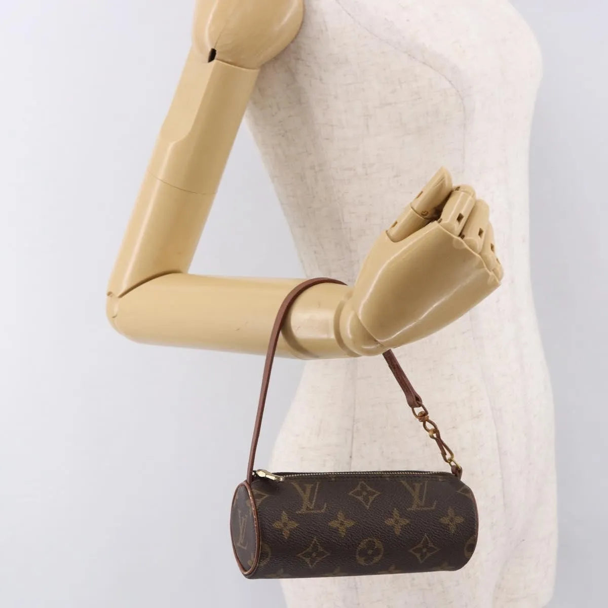 Louis Vuitton Papillon Pochette Monogram Canvas, Brown, Canvas, Clutch