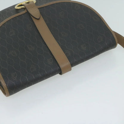 Christian Dior Vintage CD Flap Canvas, Black, Canvas, Shoulder Bag