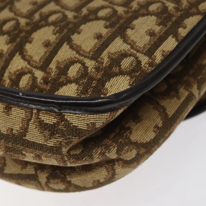 Christian Dior Vintage Trotter Canvas, Brown, Canvas, Shoulder Bag