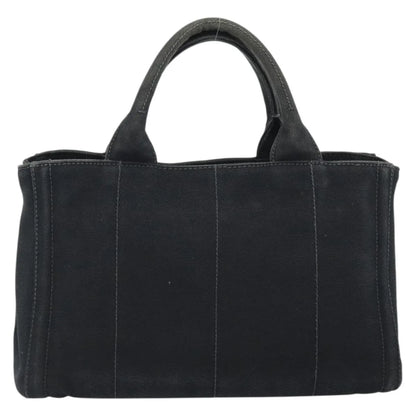 Prada Canapa Convertible Tote Rhinestone Embellished Canvas, Black, Canvas, Handbag
