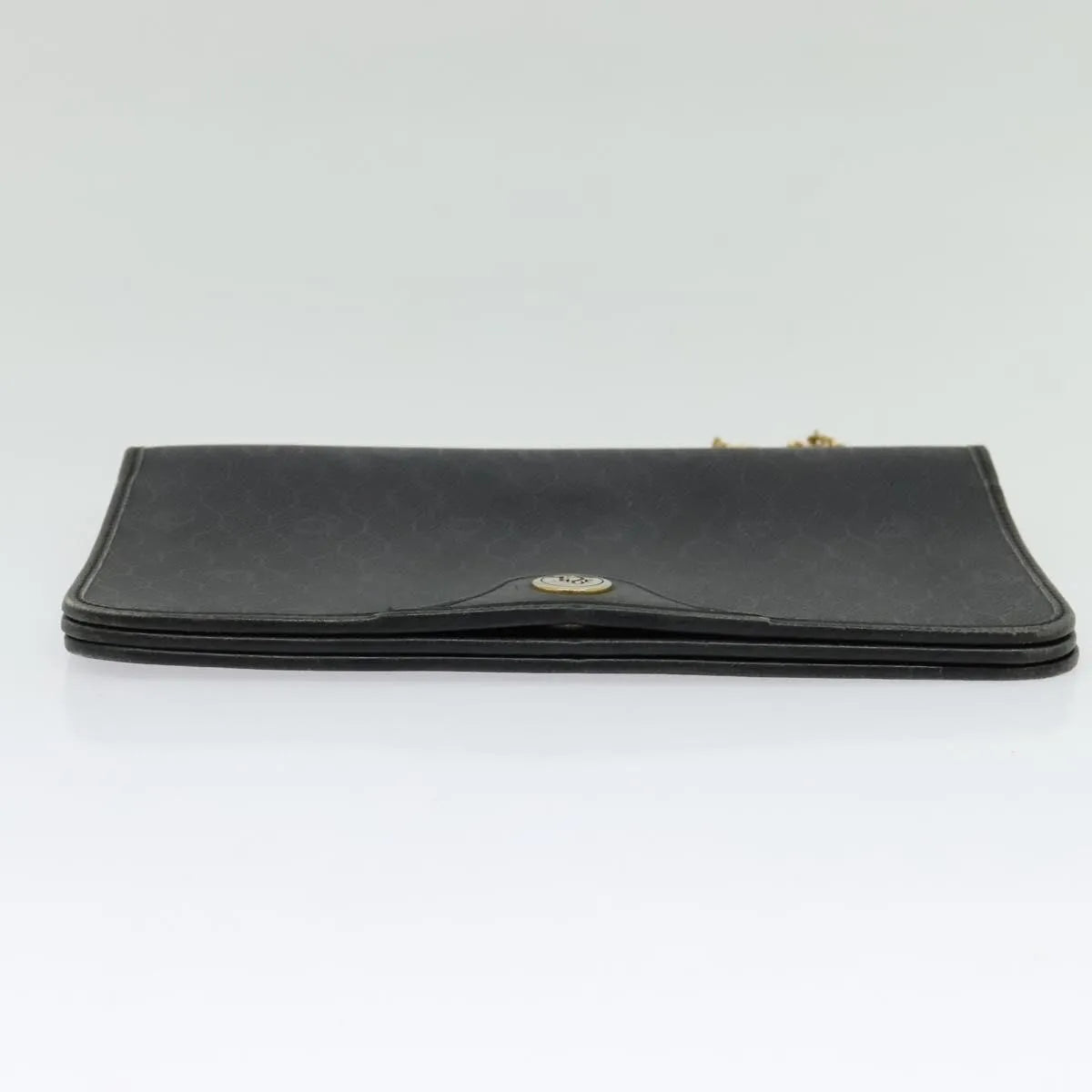 Christian Dior Vintage Honeycomb Canvas, Black, Canvas, Shoulder Bag