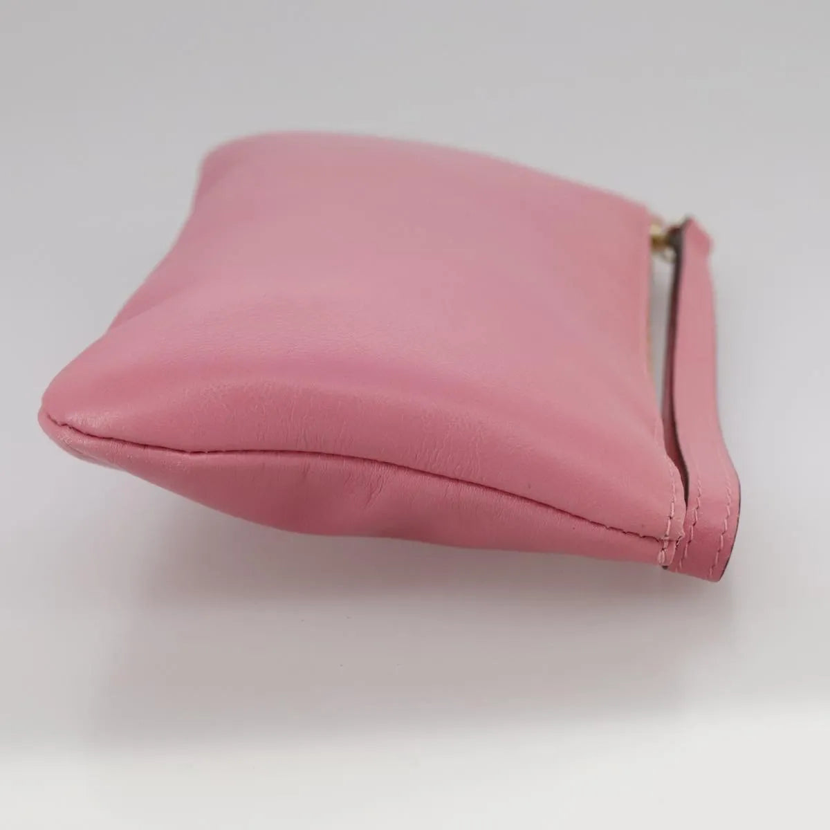 Valentino Garavani Pochette Leather, Pink, Leather, Clutch