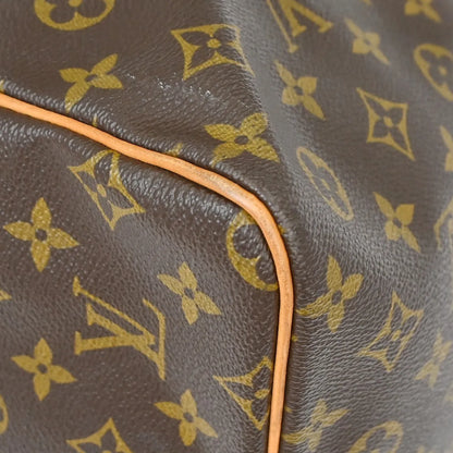 Louis Vuitton Keepall Monogram, Brown, Canvas, Travel Bag