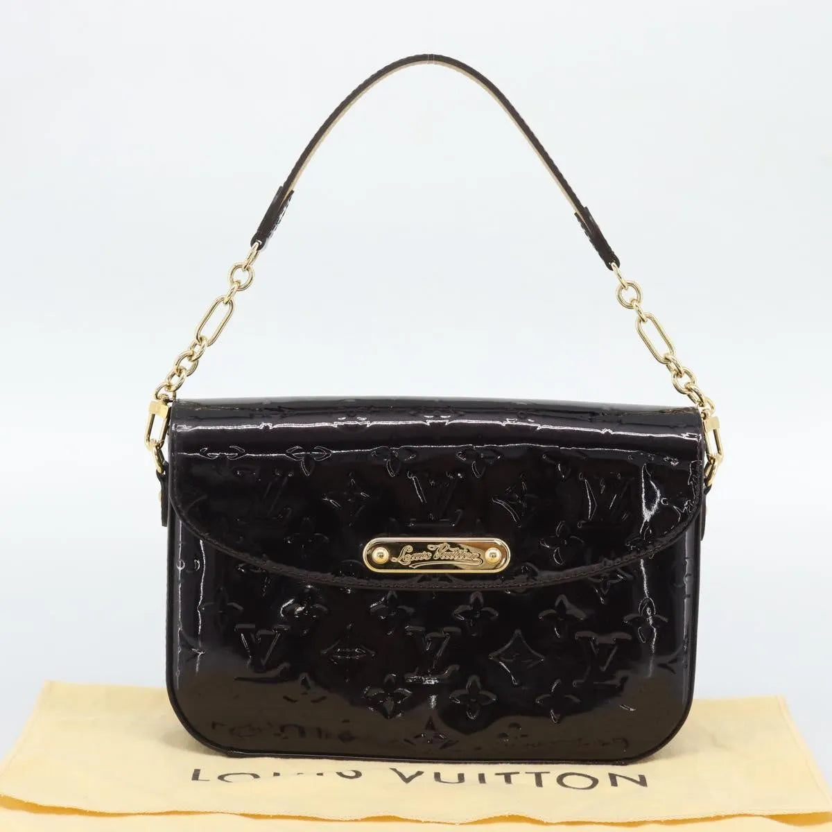 Louis Vuitton Rodeo Drive Monogram Vernis, Black, Patent Leather, Handbag