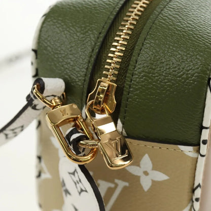 Louis Vuitton Beach Limited Edition Colored Monogram Giant, Green, Canvas, Clutch