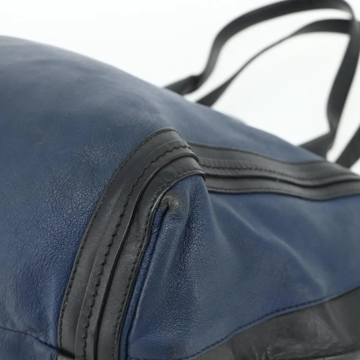 Chloe Alice Tote Leather, Navy, Leather, Tote Bag