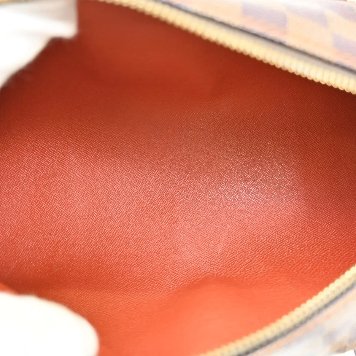 Louis Vuitton Papillon Damier, Brown, Canvas, Handbag