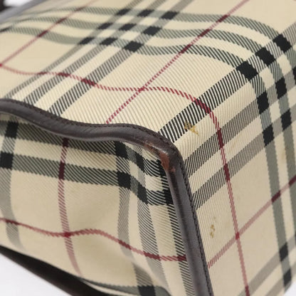 Burberry Nova Check Nylon, Beige, Nylon, Handbag