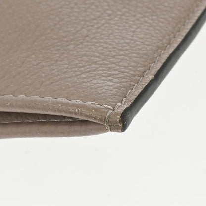 Louis Vuitton Zip Around Pochette Jour Leather, Beige, Calfskin, Clutch