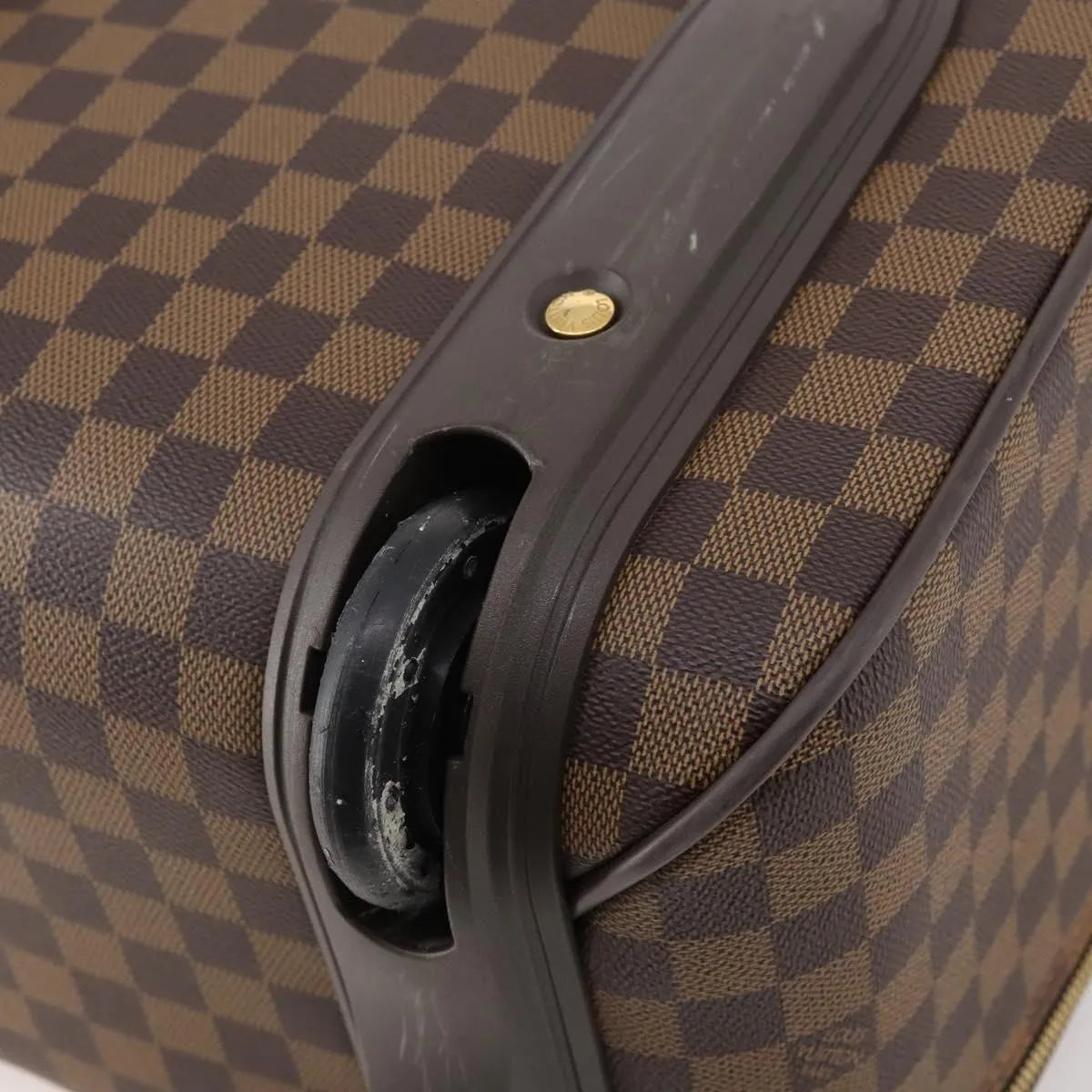 Louis Vuitton Pegase Business Luggage Damier, Black, Canvas, Travel Bag