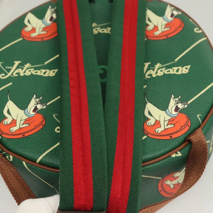 Gucci The Jetsons Web Sherry Line Roun Jetsons Web Sherry Line PVC, Green, PVC, Backpack