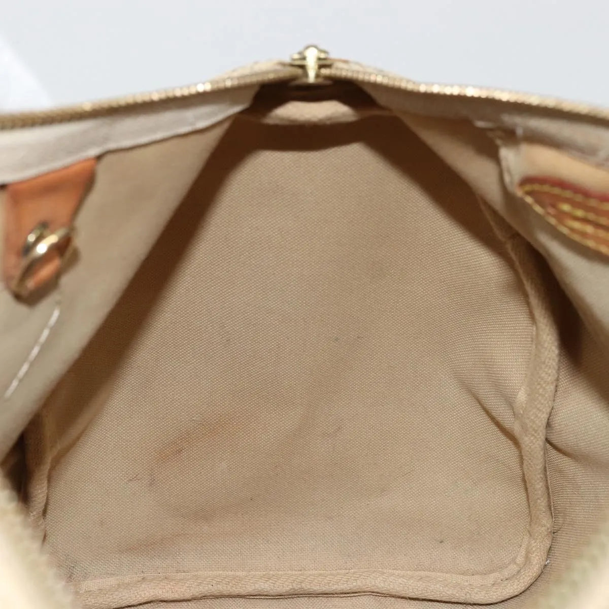 Louis Vuitton Speedy Damier, White, Canvas, Handbag